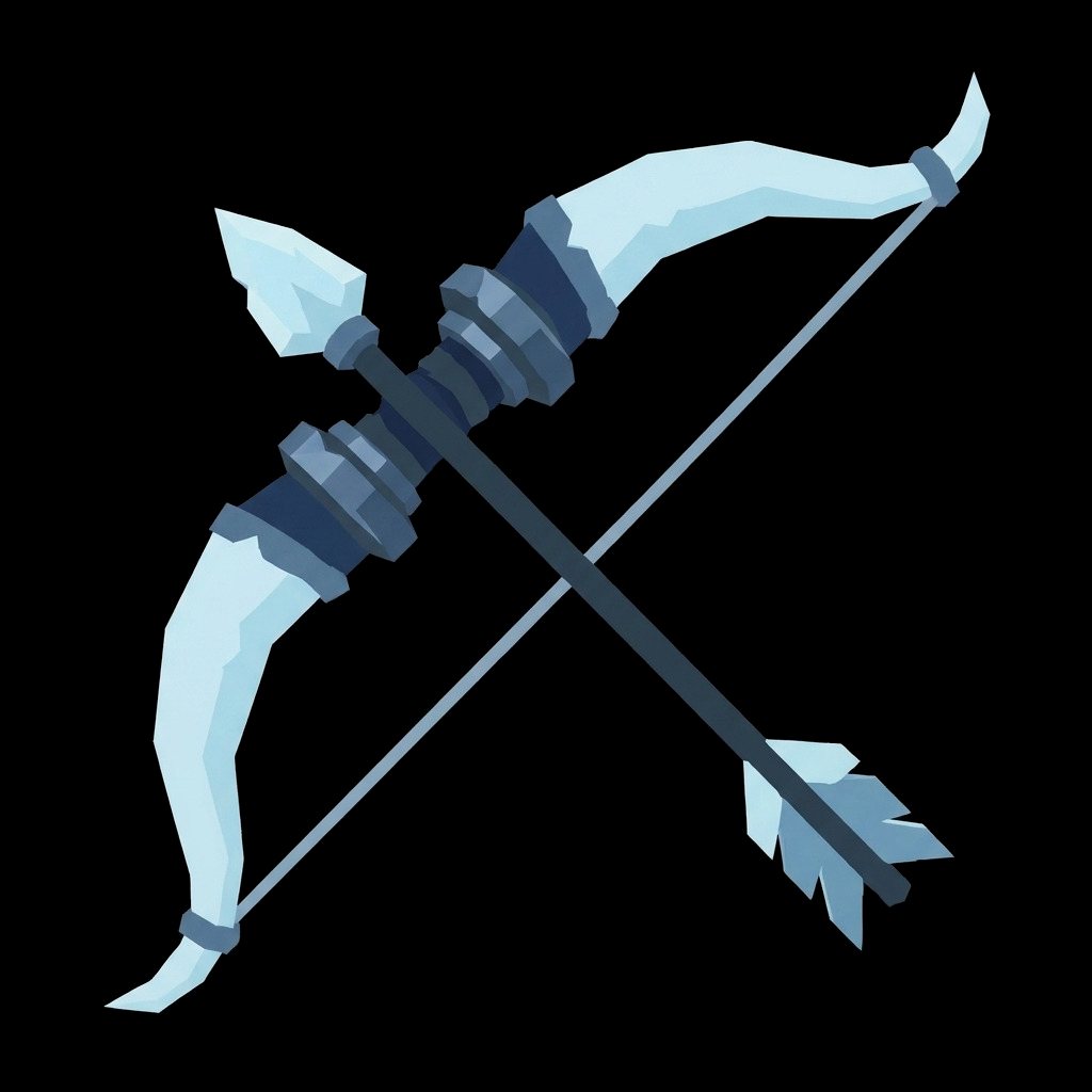 Laya firing a bow